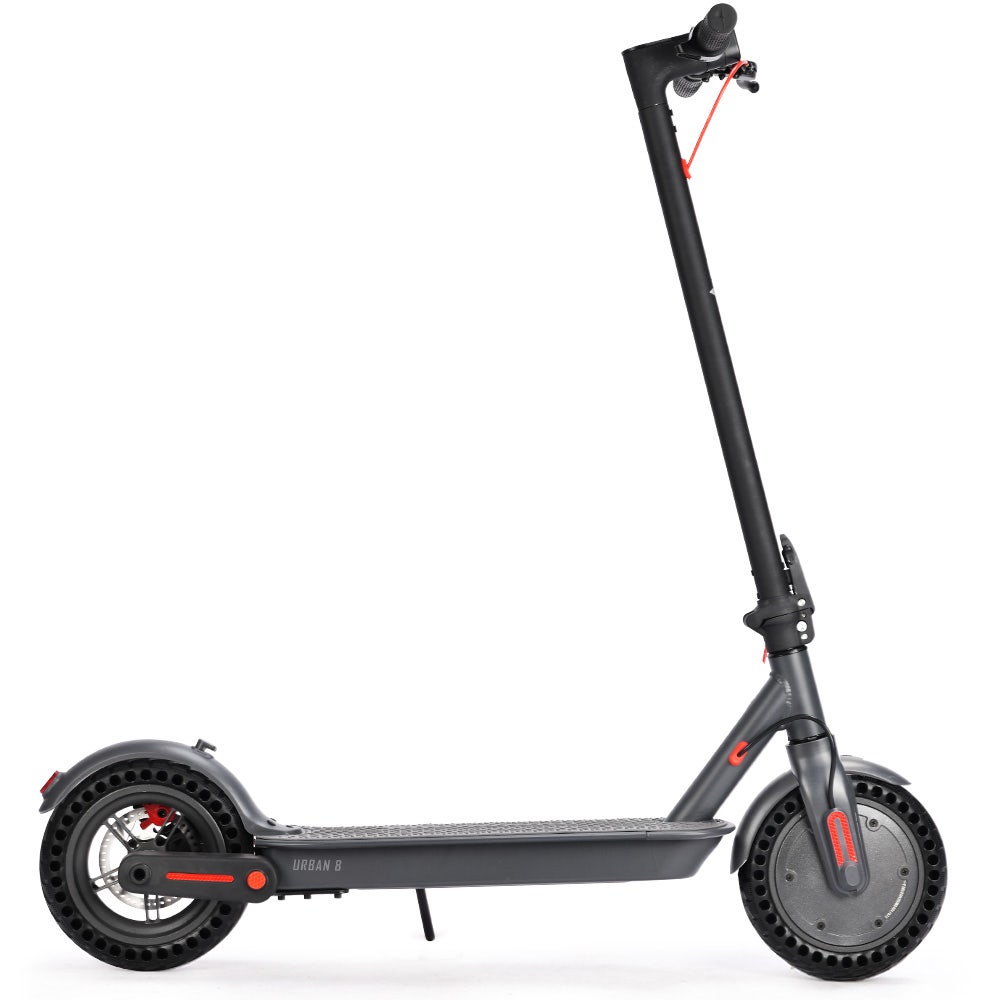 V219-TRNESCALA4GA-202508061826-00 ALPHA Urban 8 Electric Scooter, Suspension, 25km Range, 8.5-Inch Wheels, Brushless Motor, Motorised Commuter eScooter for Adults, Grey - Image 1