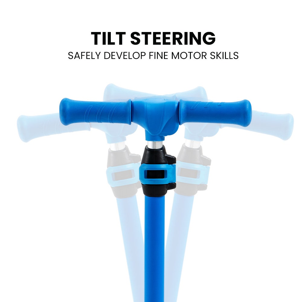 V219-TRNESCRVM1BA-74419-01 ROVO KIDS 3-Wheel Electric Scooter, Ages 3-8, Adjustable Height, Folding, Lithium Battery, Blue - Image 1