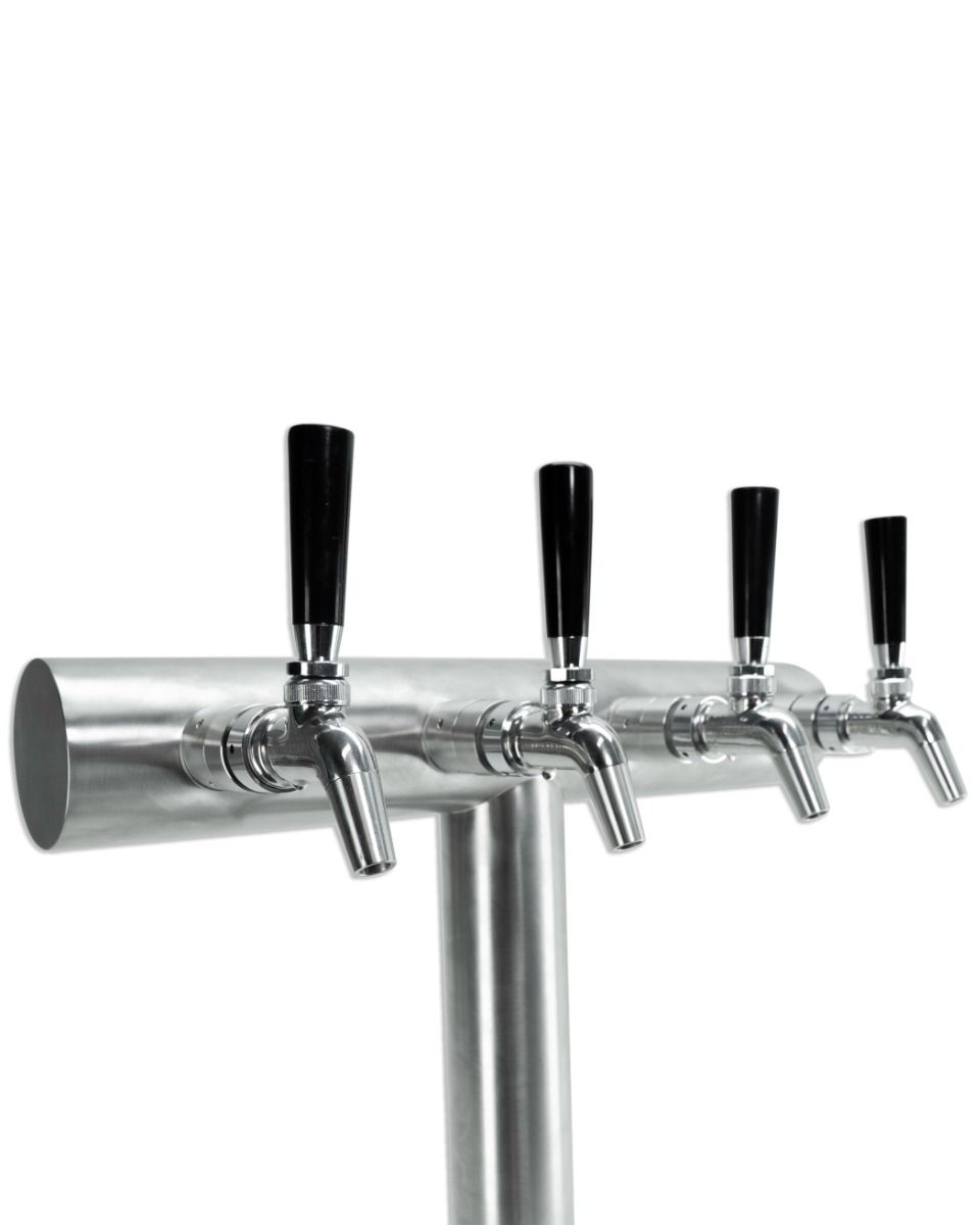 V225-11909-qua_withtap1-00 UltraT FasTap Beer Font with Quadruple Taps - Image 1