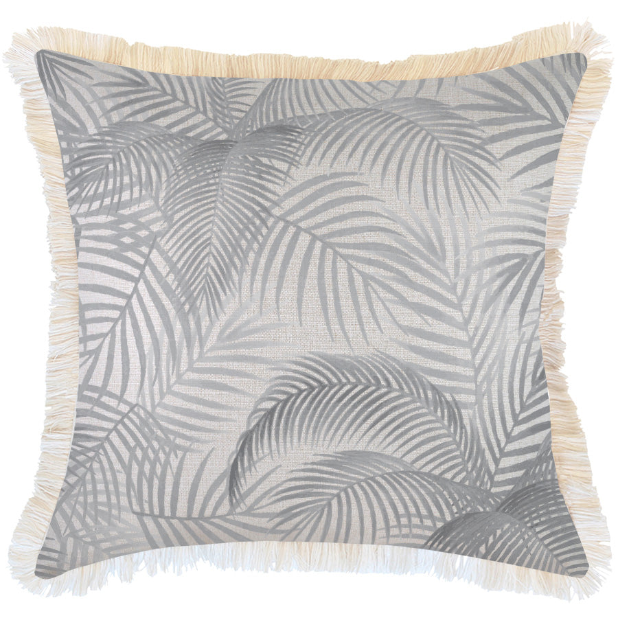 V236-EP13224503CF_EP13224503CF_Indoor-Outdoor-Cushion-Cover-Seminyak-Smoke Cushion Cover-Coastal Fringe Natural-Seminyak Smoke-60cm x 60cm - Image 1