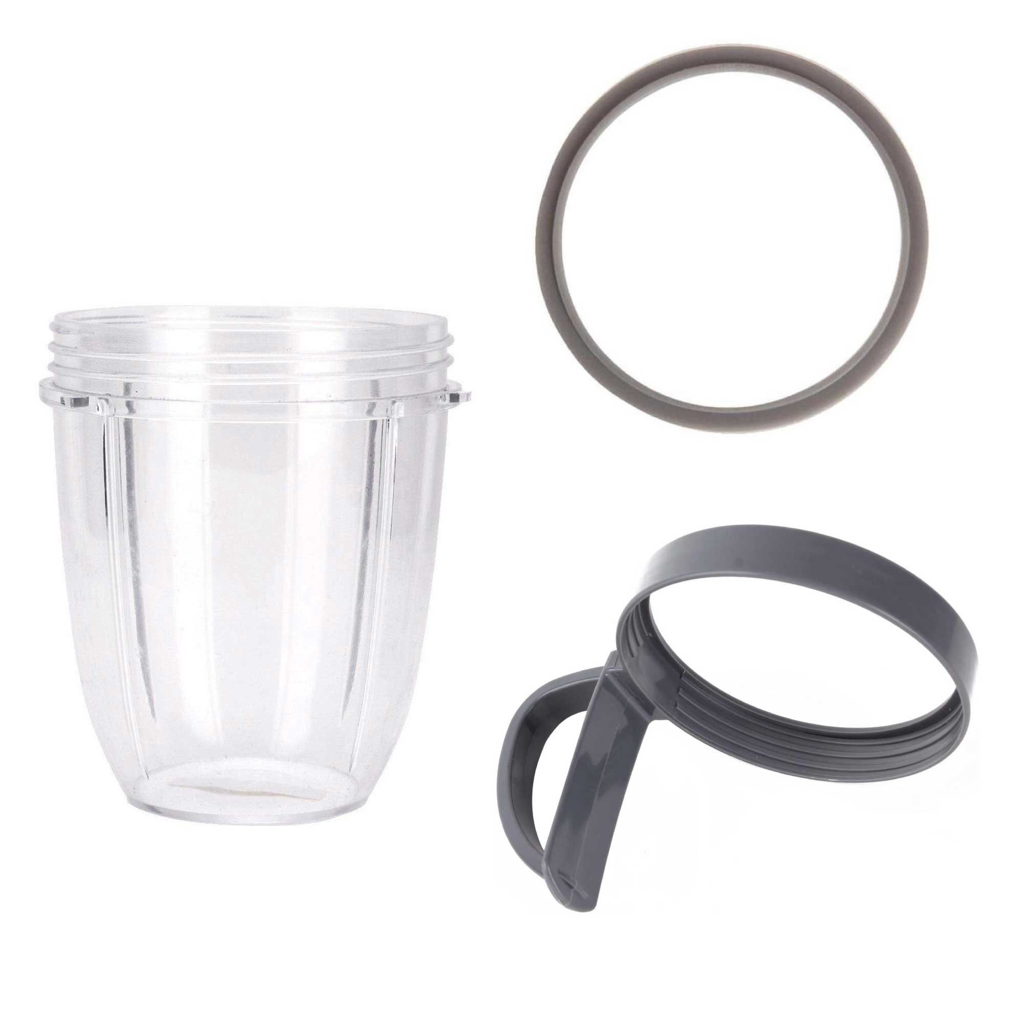 V238-SUPDZ-16803416966-202507031313-00 For Nutribullet Short Cup + Handheld Lip Ring + Grey Seal 900 and 600 Models - Image 1