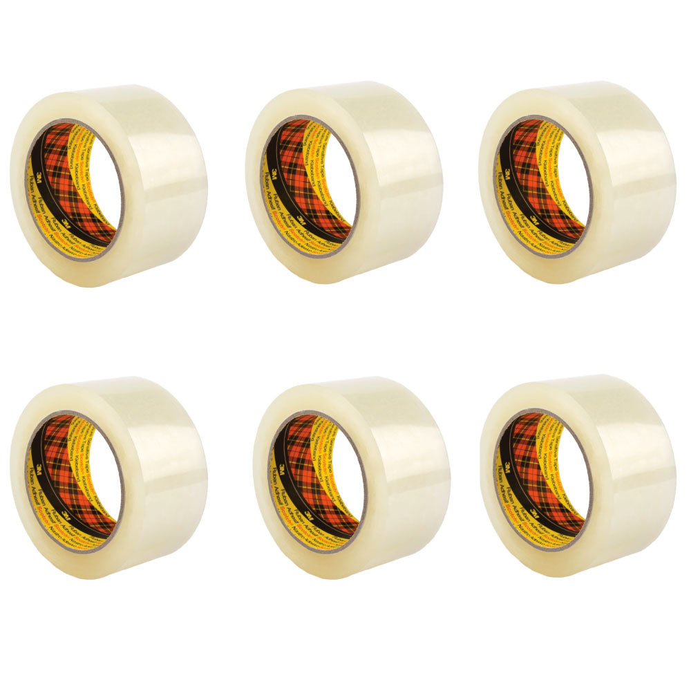 V238-SUPDZ-32426440851536-202507251950-00 6x 3M Scotch Clear Packaging 370 Tape 48mmx75m Strong Packing Moving Adhesive - Image 1