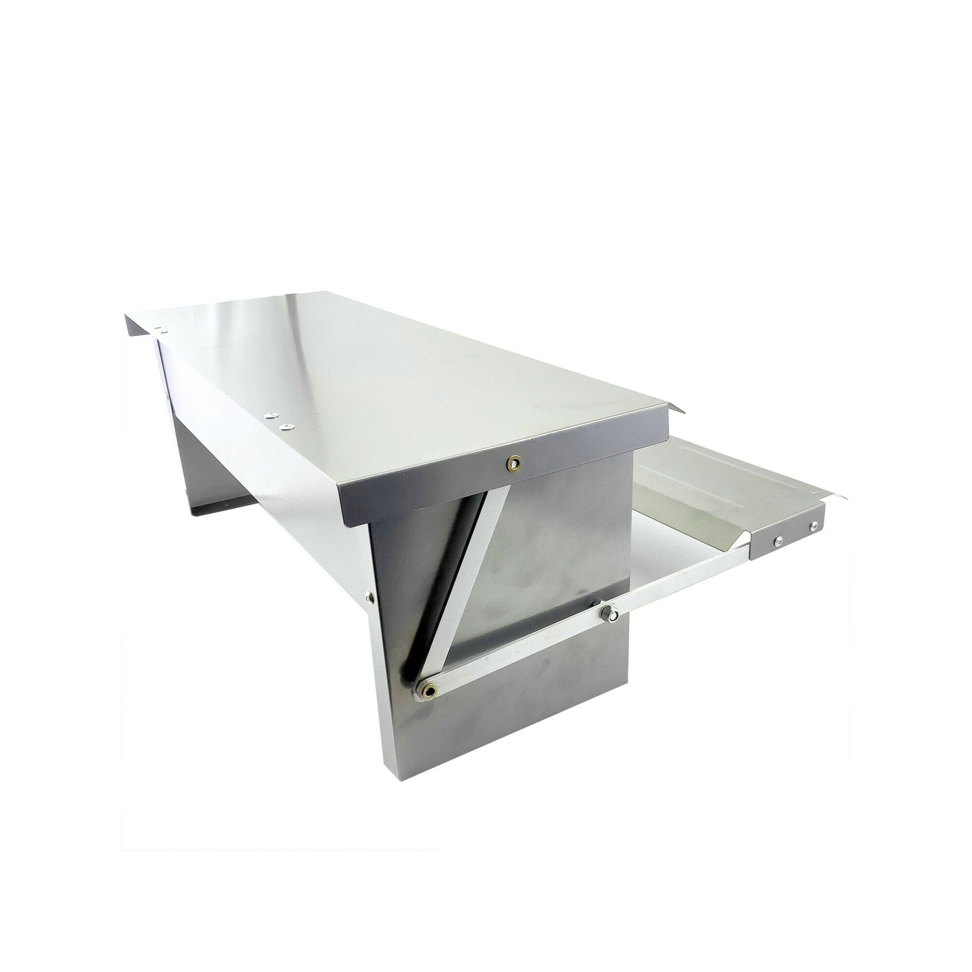 V238-SUPDZ-32677480988752-202507252015-00 6.5L Automatic Chook Chicken Feeder Poultry Auto Treadle Galvanised Metal Coop - Image 1