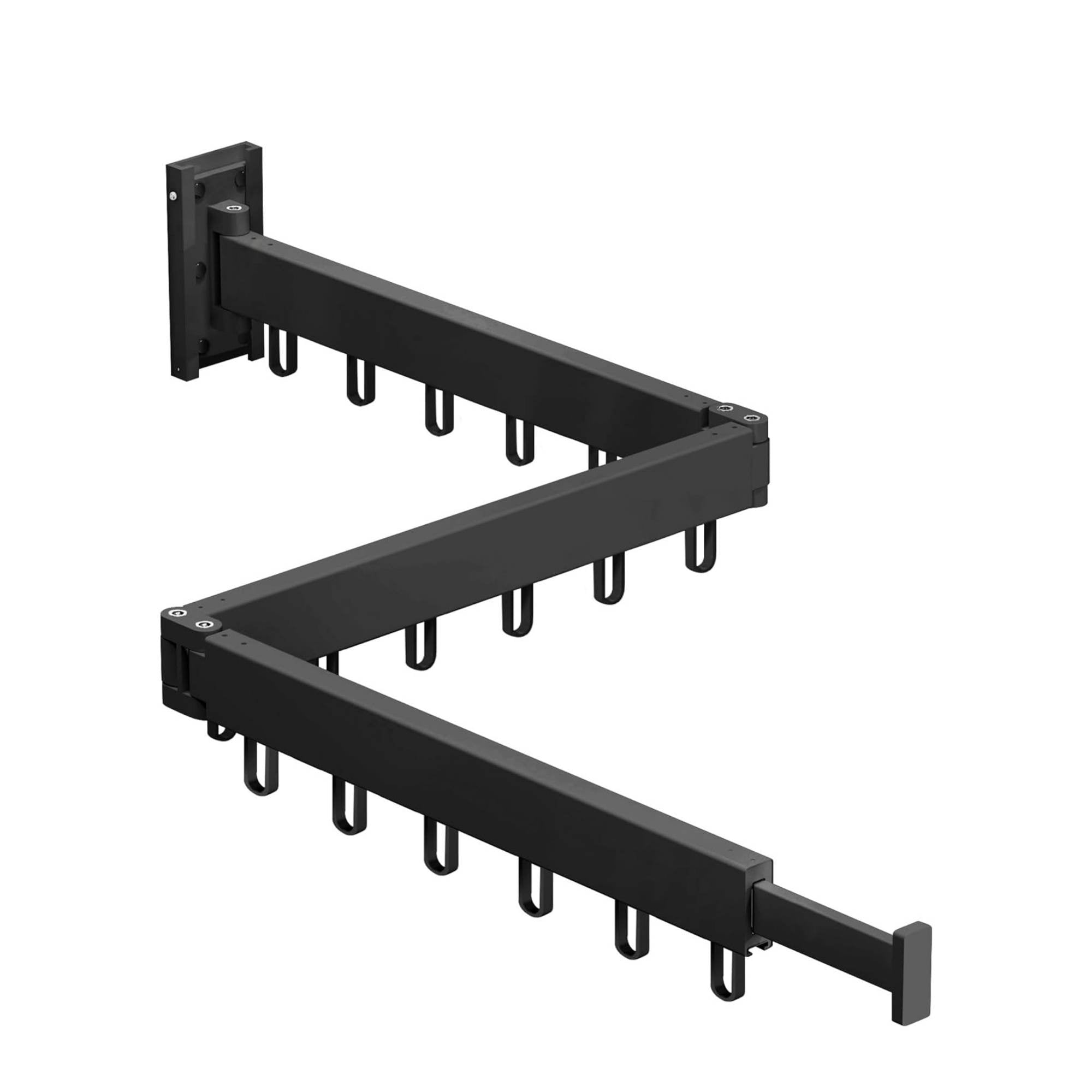 V238-SUPDZ-41121823490128-202507281330-00 Tooleroo Clothes Drying Rack Tri-Fold Wall-Mount Space-Saving Laundry Hanger - Image 1