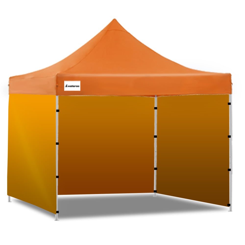 V240-GAZ-POP-3X3-OR-73607-00 Wallaroo Gazebo Tent Marquee 3x3 PopUp Outdoor - Orange - Image 1