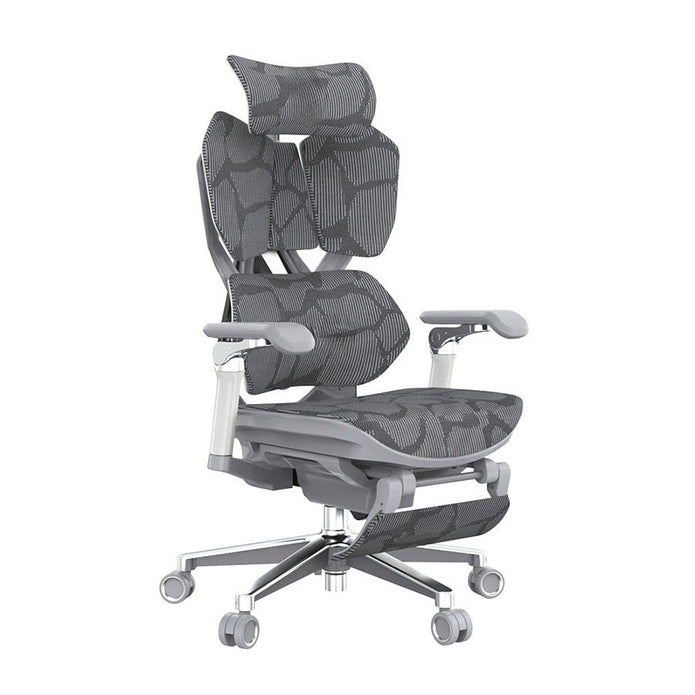 V255-SIHOO-X5-GAME-GREY-202503131545-00 SIHOO X5 Pro Gaming Chair Grey Frame with Grey Mesh - Image 1