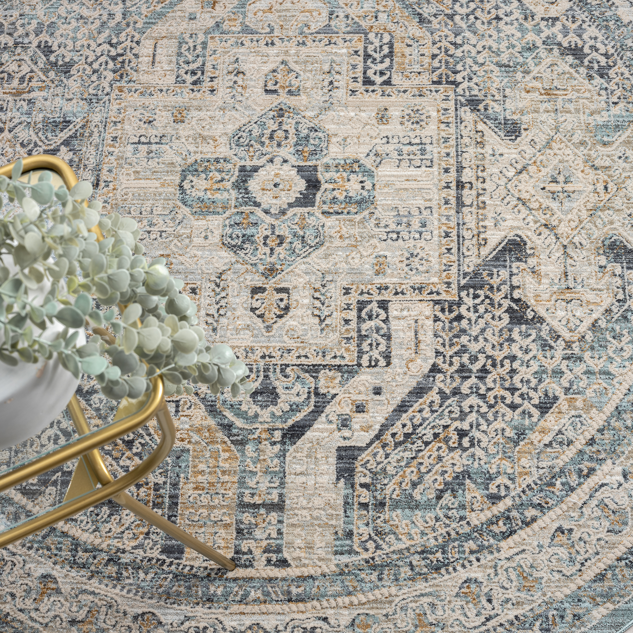 V262-LGH1602406752CHA-172894-00 Aubre Contemporary Area Rug - Charcoal - 160x240 - Image 1