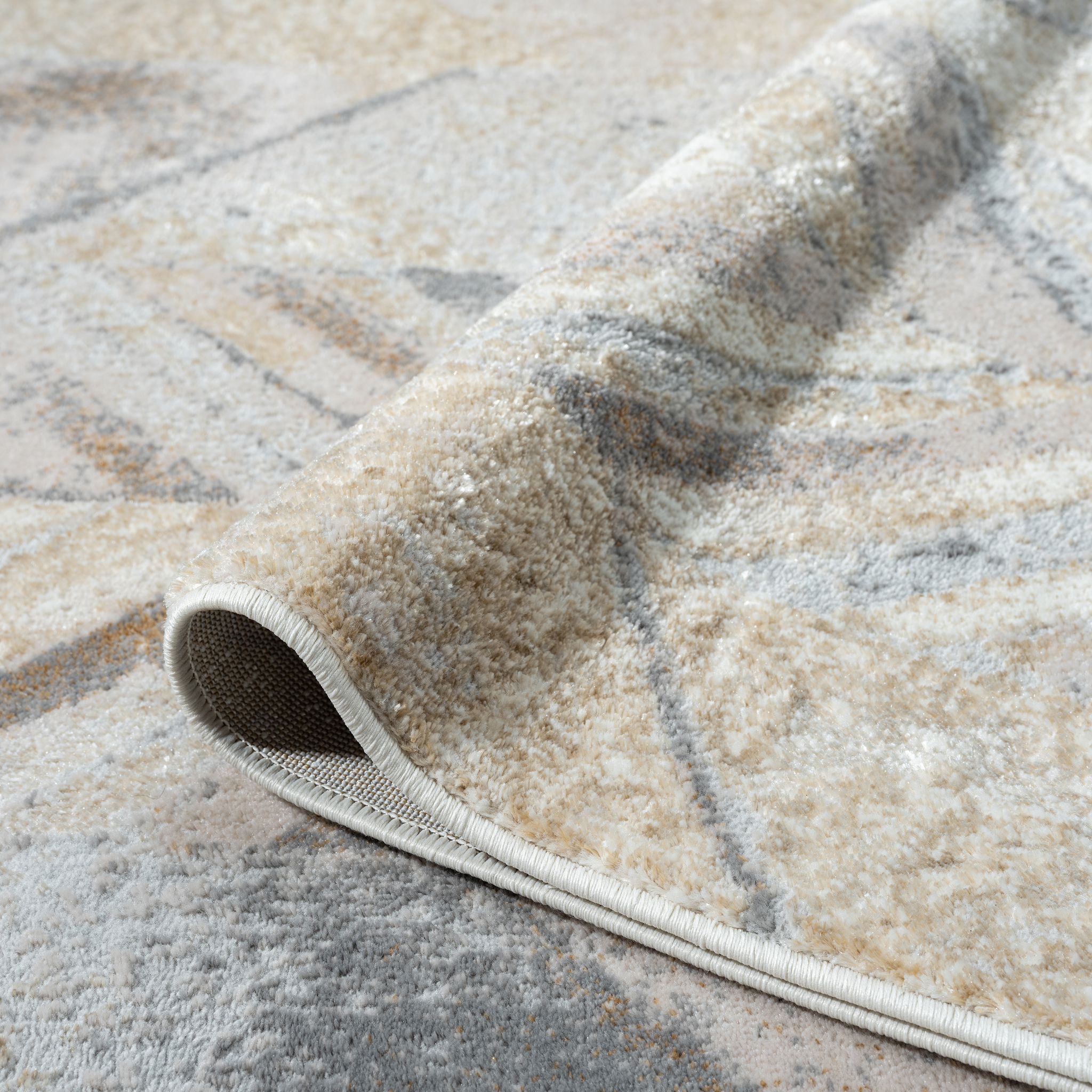 V262-LGH240330185STO-172666-00 Avani Marble Rug - Stone - 240x330 - Image 1