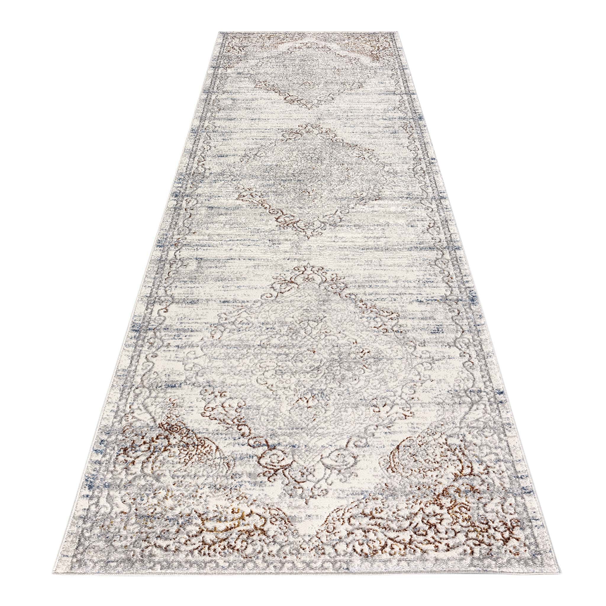 V262-LGH80150626CRE-172632-00 Luxe Vintage Textured Rug - Cream - 80x150 - Image 1