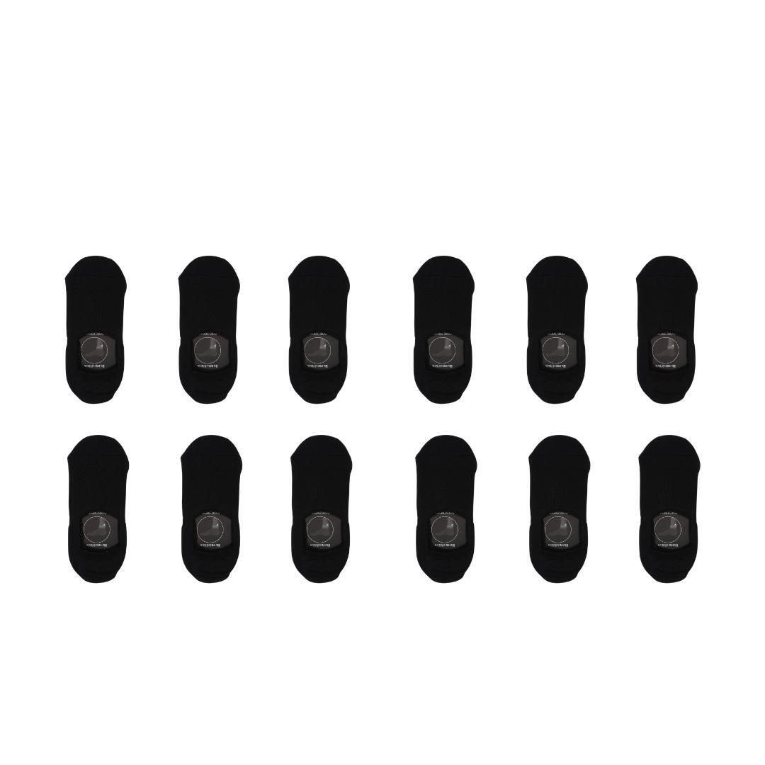 V274-GM-RXCNOS-L12-BK-191487-00 12X Rexy Cushion No Show Ankle Socks Large Non-Slip Breathable BLACK - Image 1