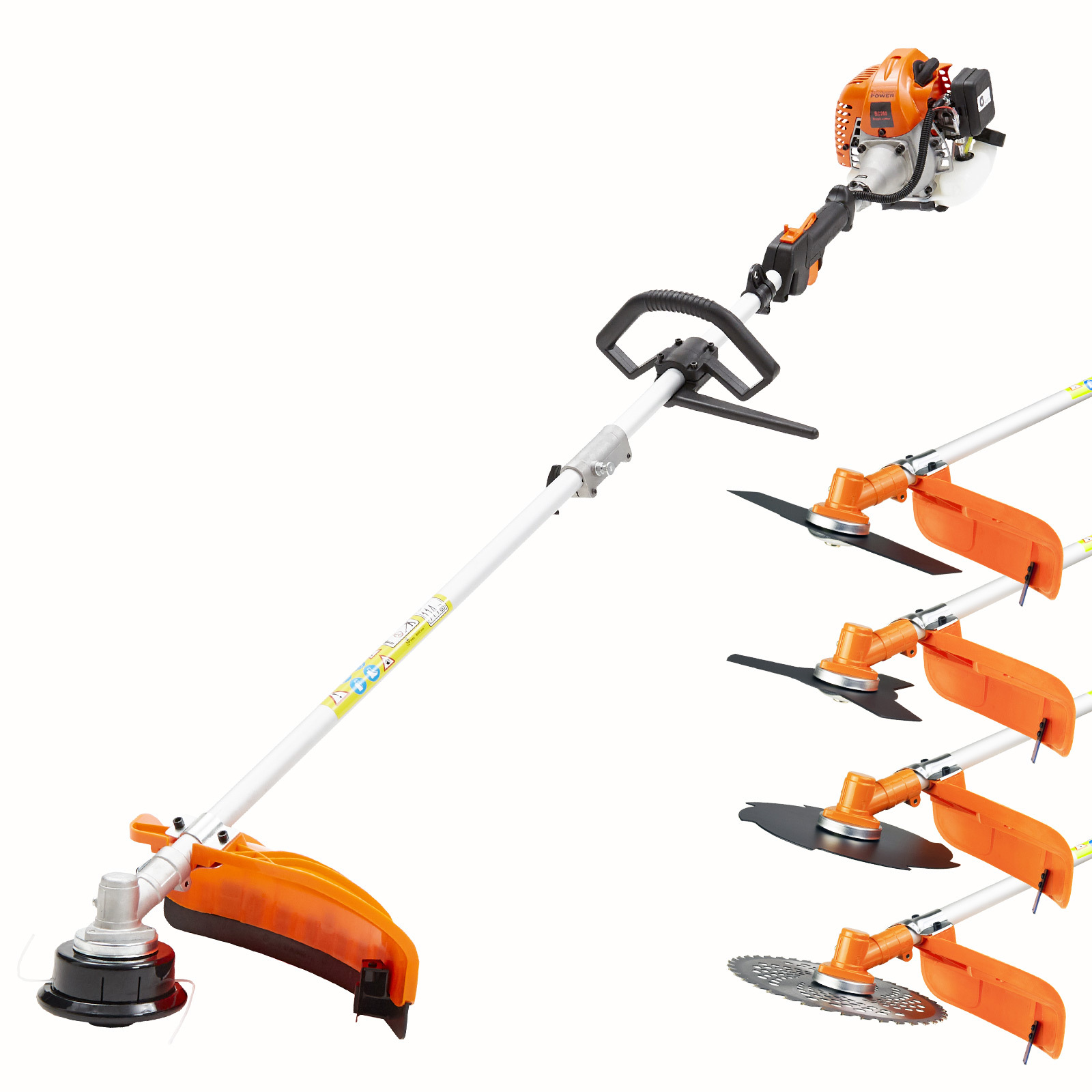 V274-GN-BC2600-2-8-40-GN-BC2600-2-8-40-00 Garden Whipper Snipper Brush Cutter 26cc + 4 Blades - Image 1