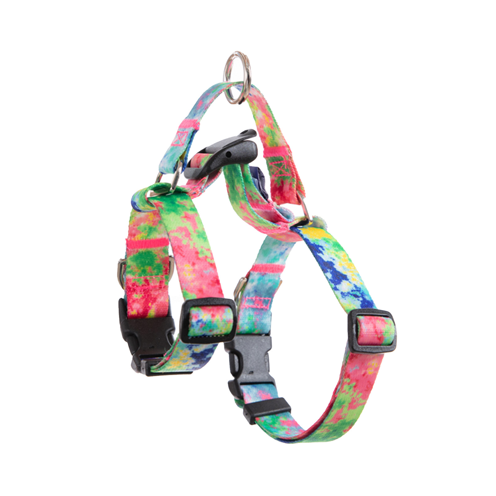 V274-PET-BH-2HARN-M-SWGN-142296-00 Dog Double-Lined Straps Harness Adjustable M SWEET GREEN - Image 1