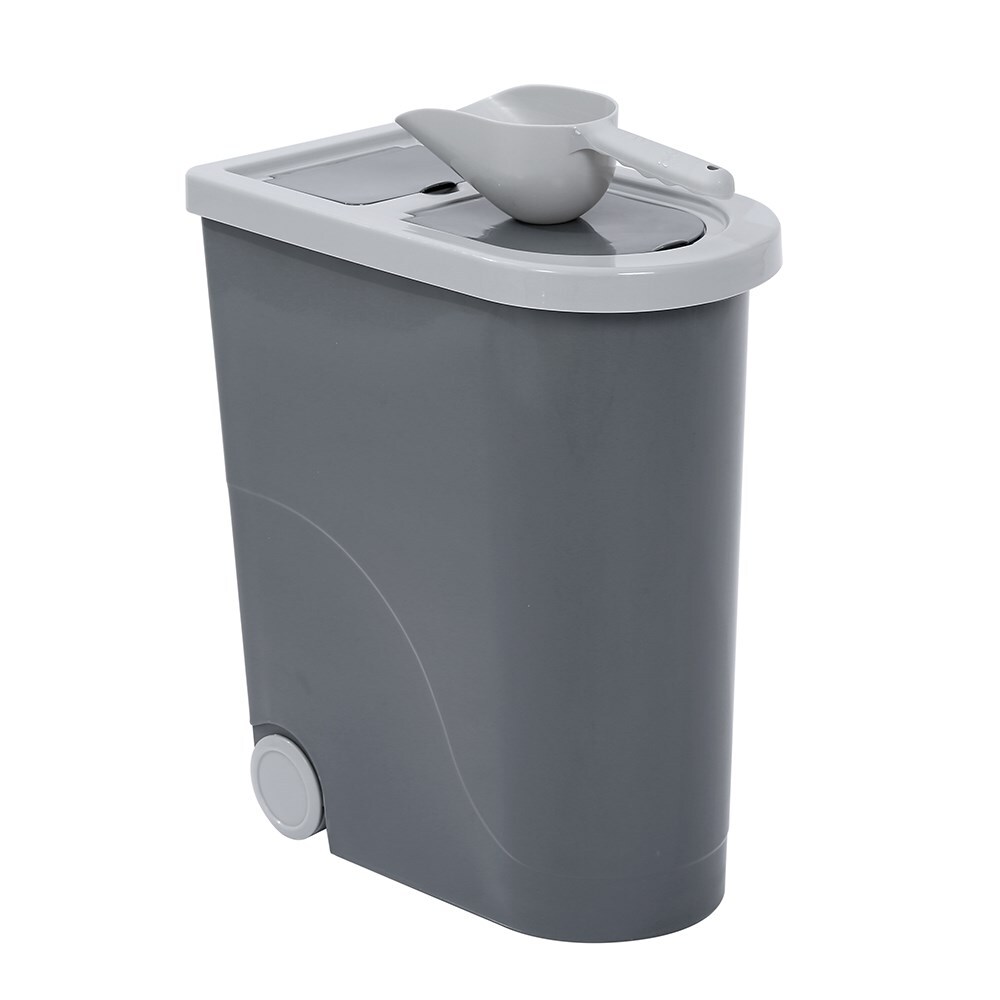 V278-11666-PET-FOOD-STORER-66456-00 32L Pets Dogs Puppy Food Storage Storer Container w/ Scoop - Image 1