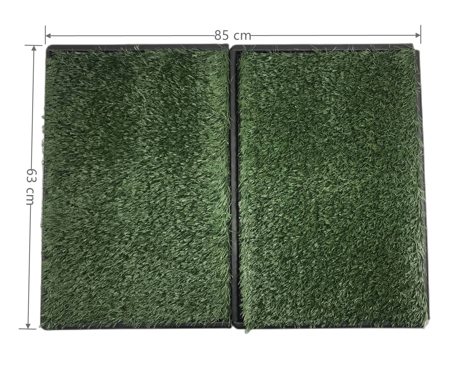 V278-2-X-PP4363-66014-00 YES4PETS Indoor Dog Puppy Toilet Grass Potty Training Mat Loo Pad 85 x 63 cm - Image 1