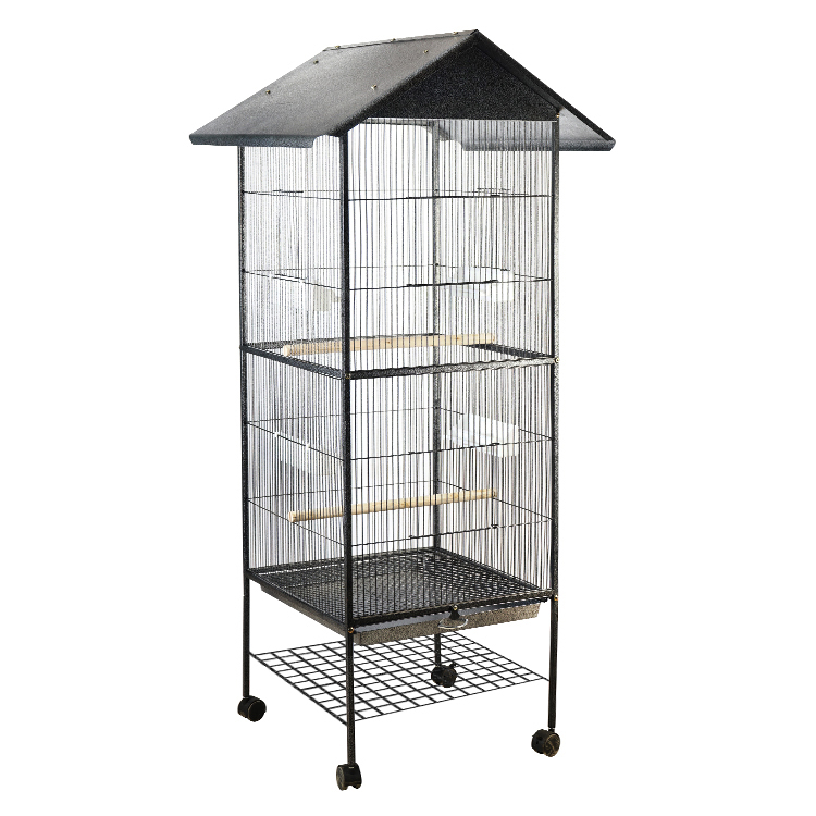 V278-B001-1-91875-00 YES4PETS 160 cm Large Bird Cage Parrot Aviary Pet Stand-alone Budgie Cage - Image 1