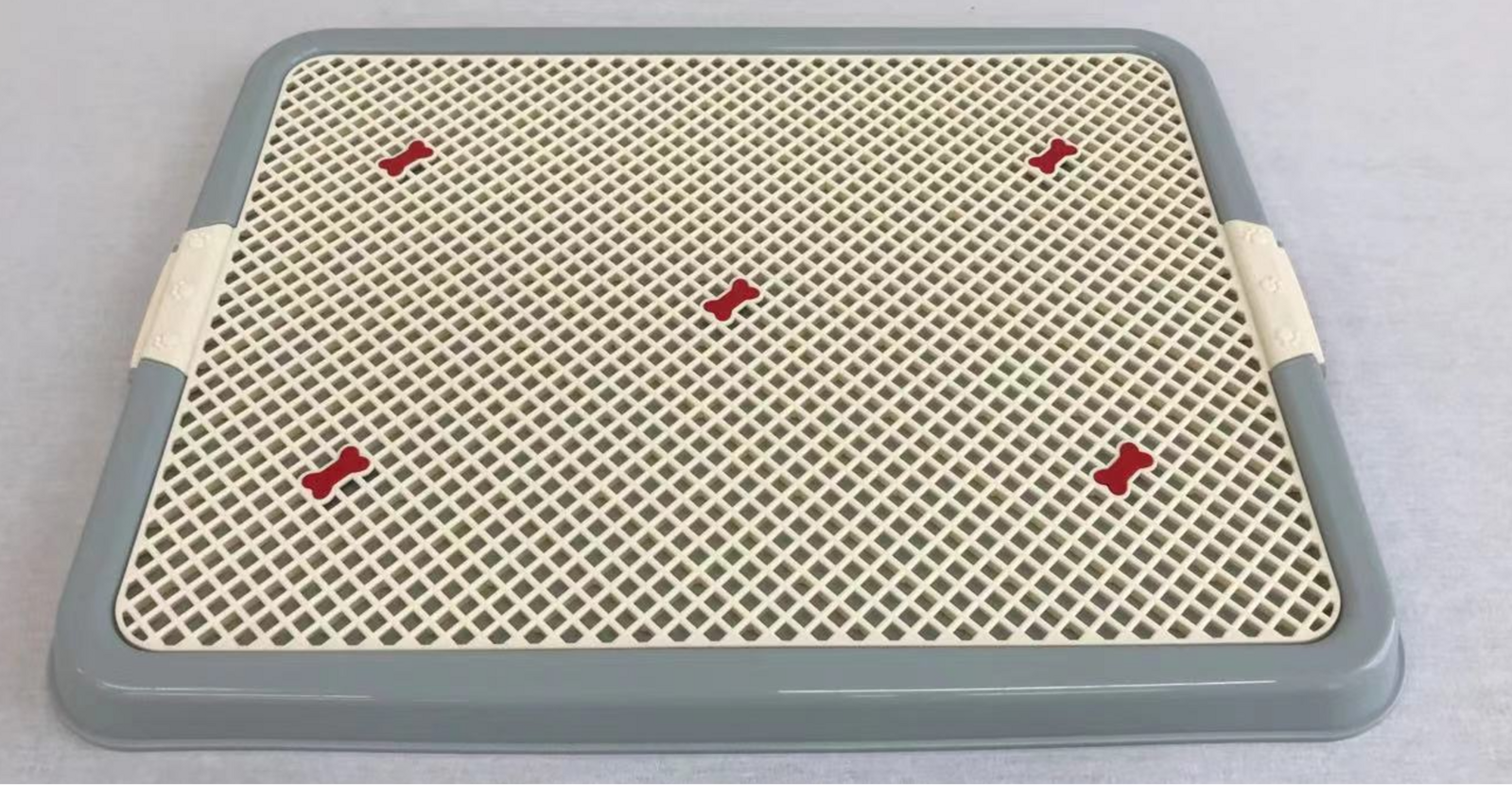 V278-BP131-1-POTTY-L-BLUE-66030-00 YES4PETS Large Portable Dog Potty Training Tray Pet Puppy Toilet Trays Loo Pad Mat Blue - Image 1