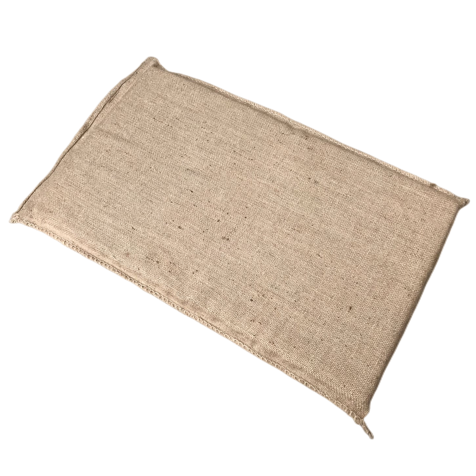 V278-HESSIAN-BED-MEDIUM-69427-00 YES4PETS Medium Hessian Pet Dog Puppy Bed Mat Pad House Kennel Cushion With Foam 94 x 54 cm - Image 1