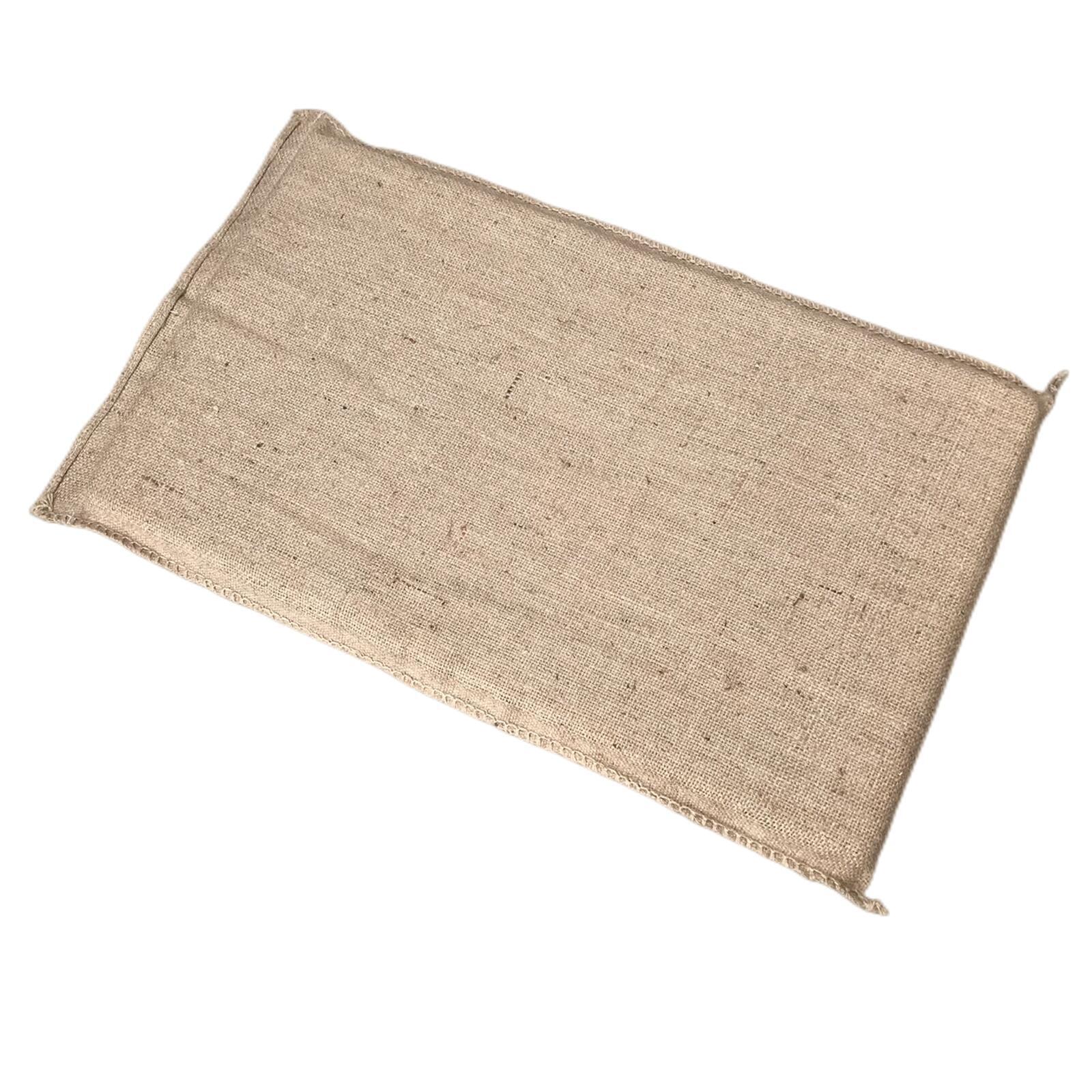 V278-HESSIAN-BED-MINI-69425-00 YES4PETS Mini Hessian Pet Dog Puppy Bed Mat Pad House Kennel Cushion With Foam 70x54x4 cm - Image 1