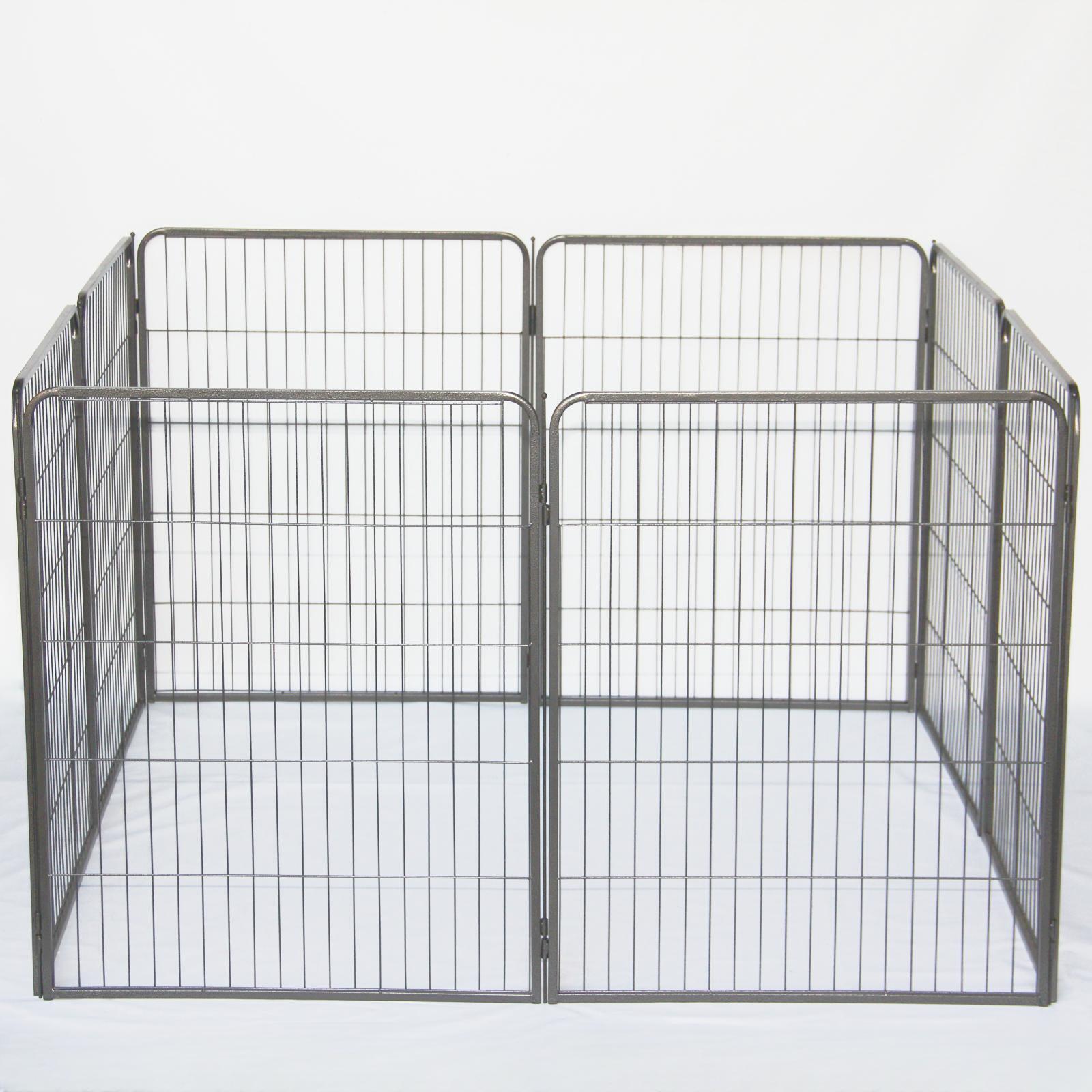 V278-HPL100-8-PANELS-A-189463-00 YES4PETS 100 cm Heavy Duty Pet Dog Cat Puppy Rabbit Exercise Playpen Fence - Image 1