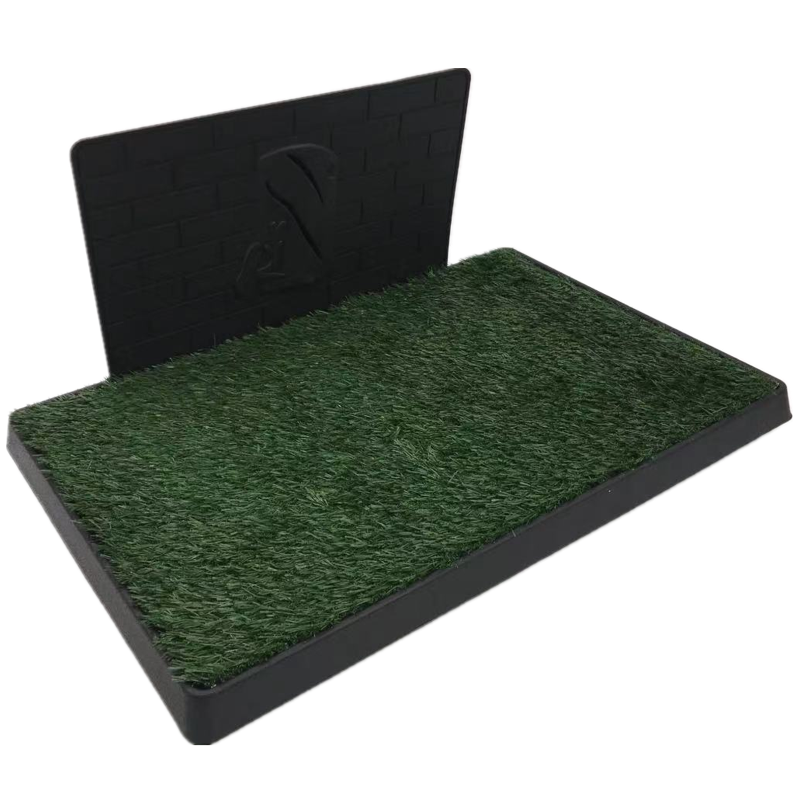 V278-KLW-051-POTTY-WALL-1GRASS-66468-00 YES4PETS XL Indoor Dog Puppy Toilet Grass Potty Training Mat Loo Pad pad with 1 grass - Image 1