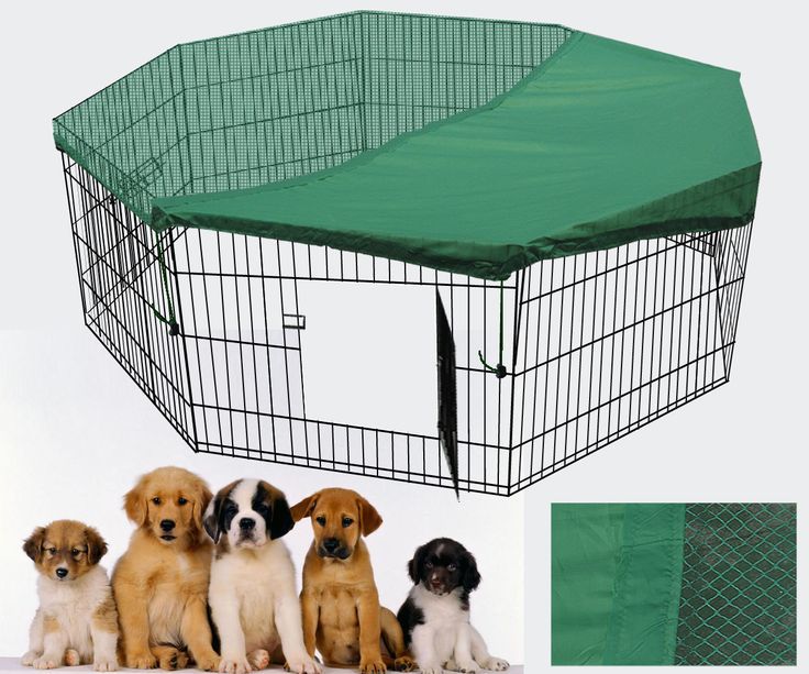 V278-PLAYPENCOVER-85605-00 YES4PETS Fit 24' 30' 36' 42' Exercise Pen Enclosure Playpen Cover - Image 1