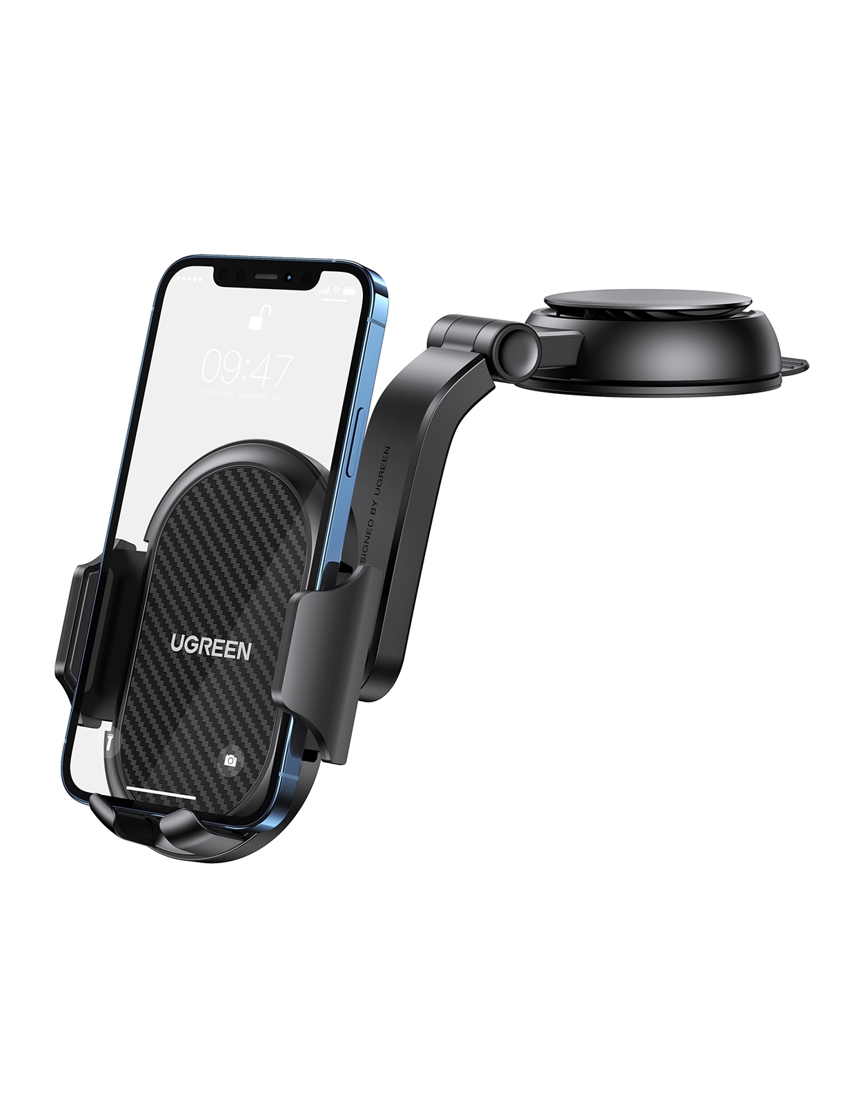 V28-ACBUGN20473-acbugn20473-1-00 UGREEN 20473 Waterfall-Shaped Suction Cup Phone Mount - Image 1