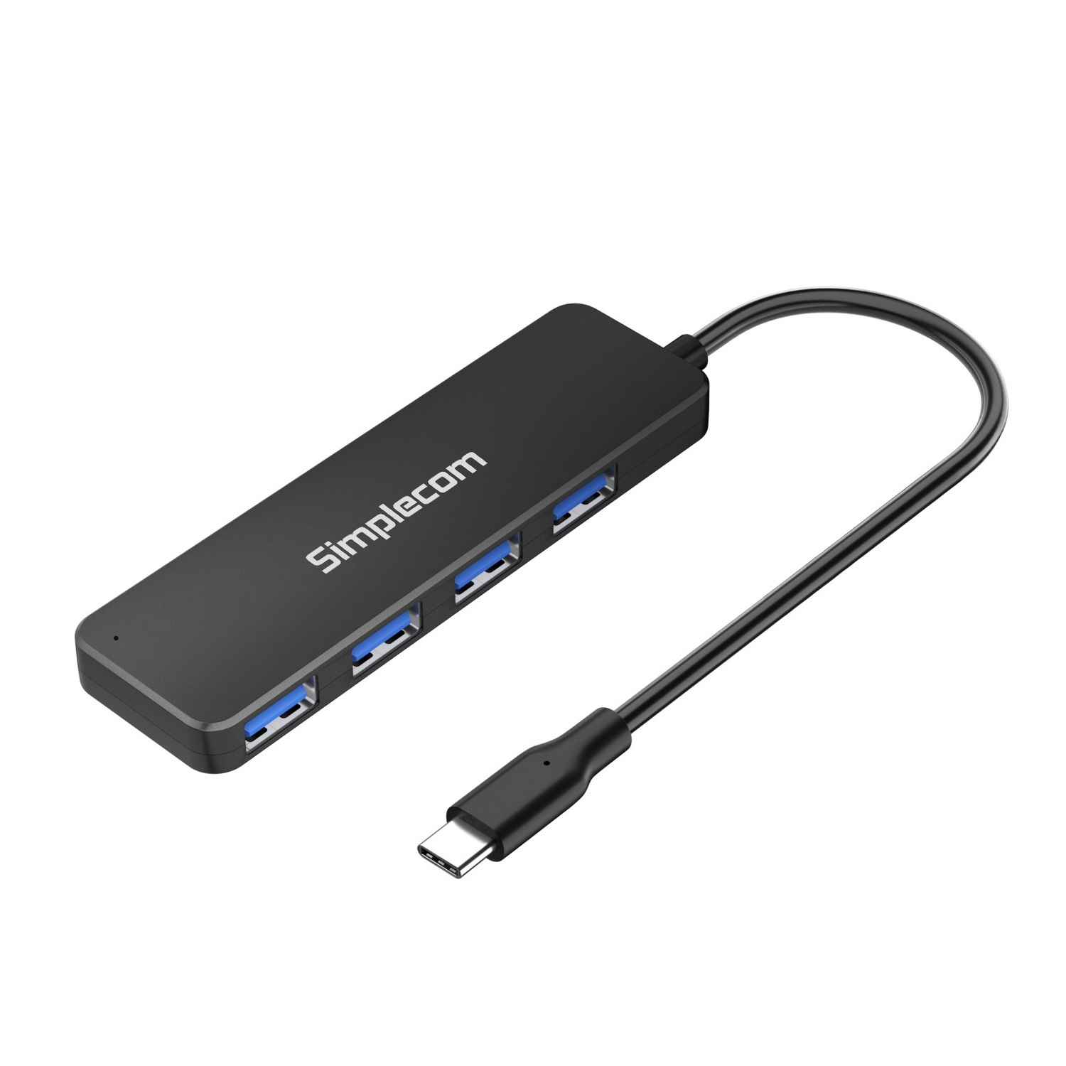 V28-CH340-ch340_1-00 Simplecom CH340 Compact USB-C to 4 Port USB-A Hub USB 3.2 Gen1 - Image 1
