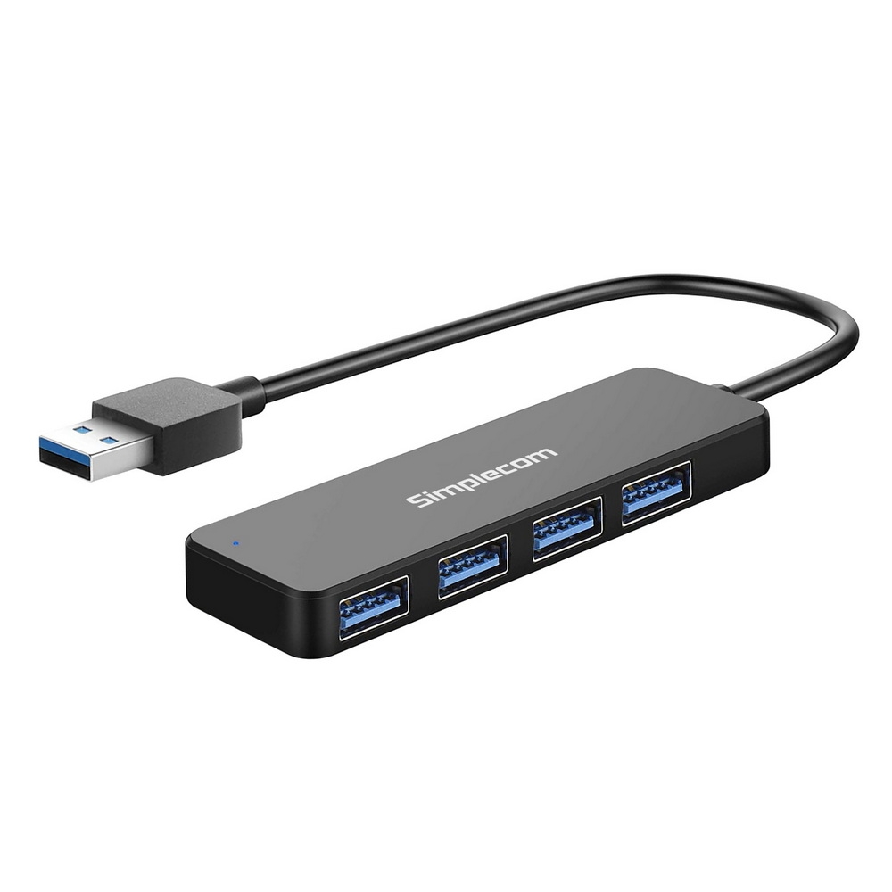 V28-CH342_ch342_1_1 Simplecom CH342 USB 3.0 (USB 3.2 Gen 1) SuperSpeed 4 Port Hub for PC Laptop - Image 1