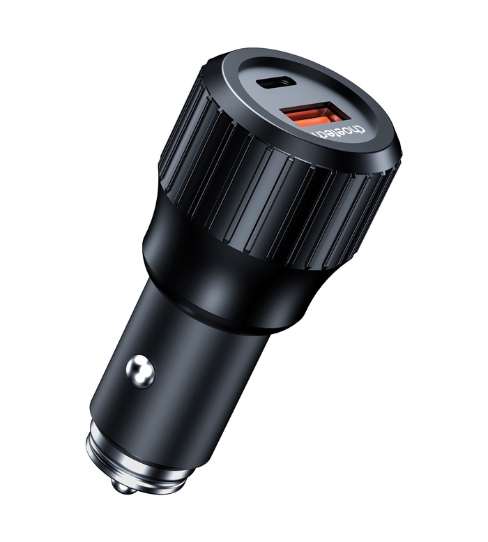 V28-ELECHOTC0010-elechotc0010-2-00 CHOETECH TC0010 Dual USB Fast Car Charger - Image 1
