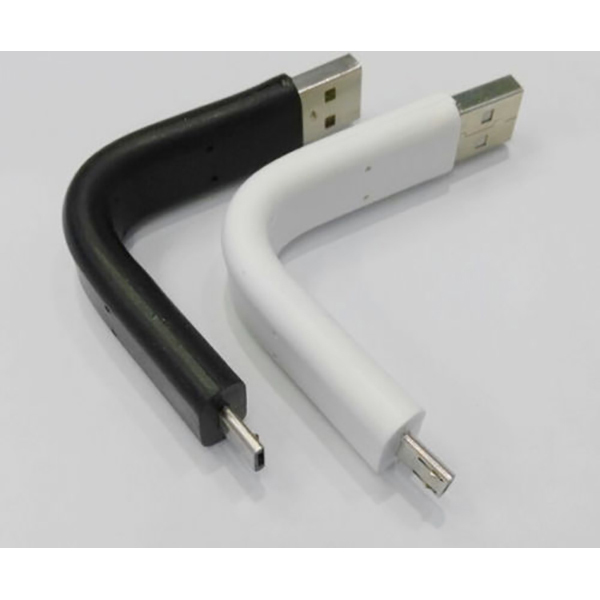 V28-MOBVMXUSBLIGHTING_1496907855_1 Flexible USB Data Sync Stand Mount Cable for iPhone 5/ 5S /6 BLACK ONLY - Image 1