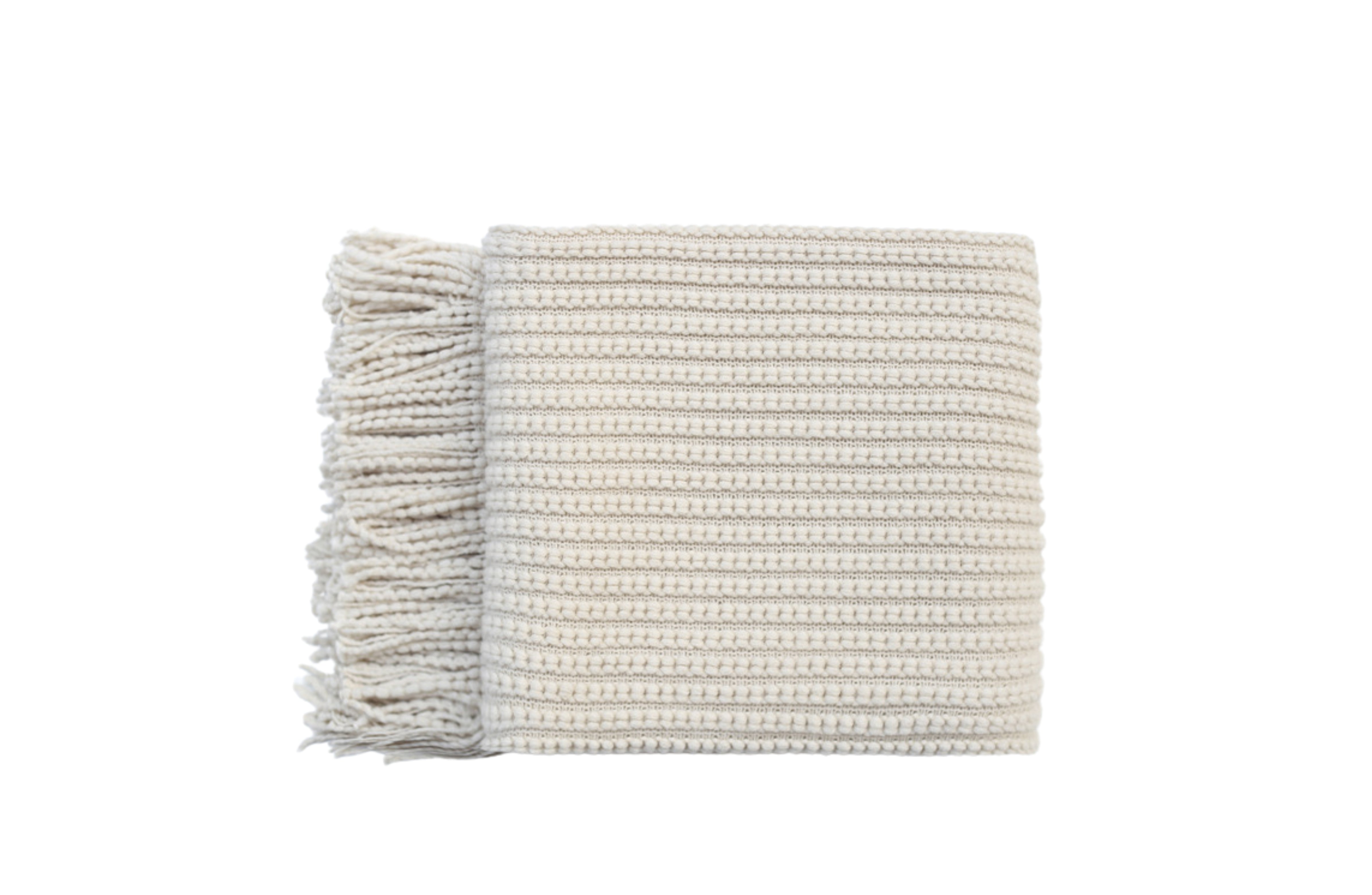 V292-HD-TRUG-LEVI-CREAM-202509031613-00 Levi Throw Rug Blanket - Cream - Image 1