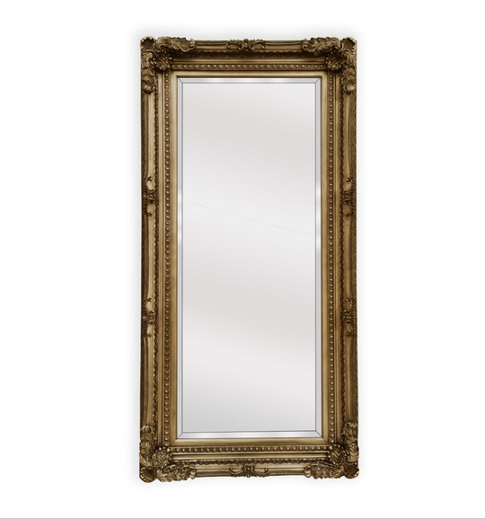 V292-MIRR-LUX003-51940-00 LUX French Provincial Ornate Mirror - Antique Champagne - Image 1