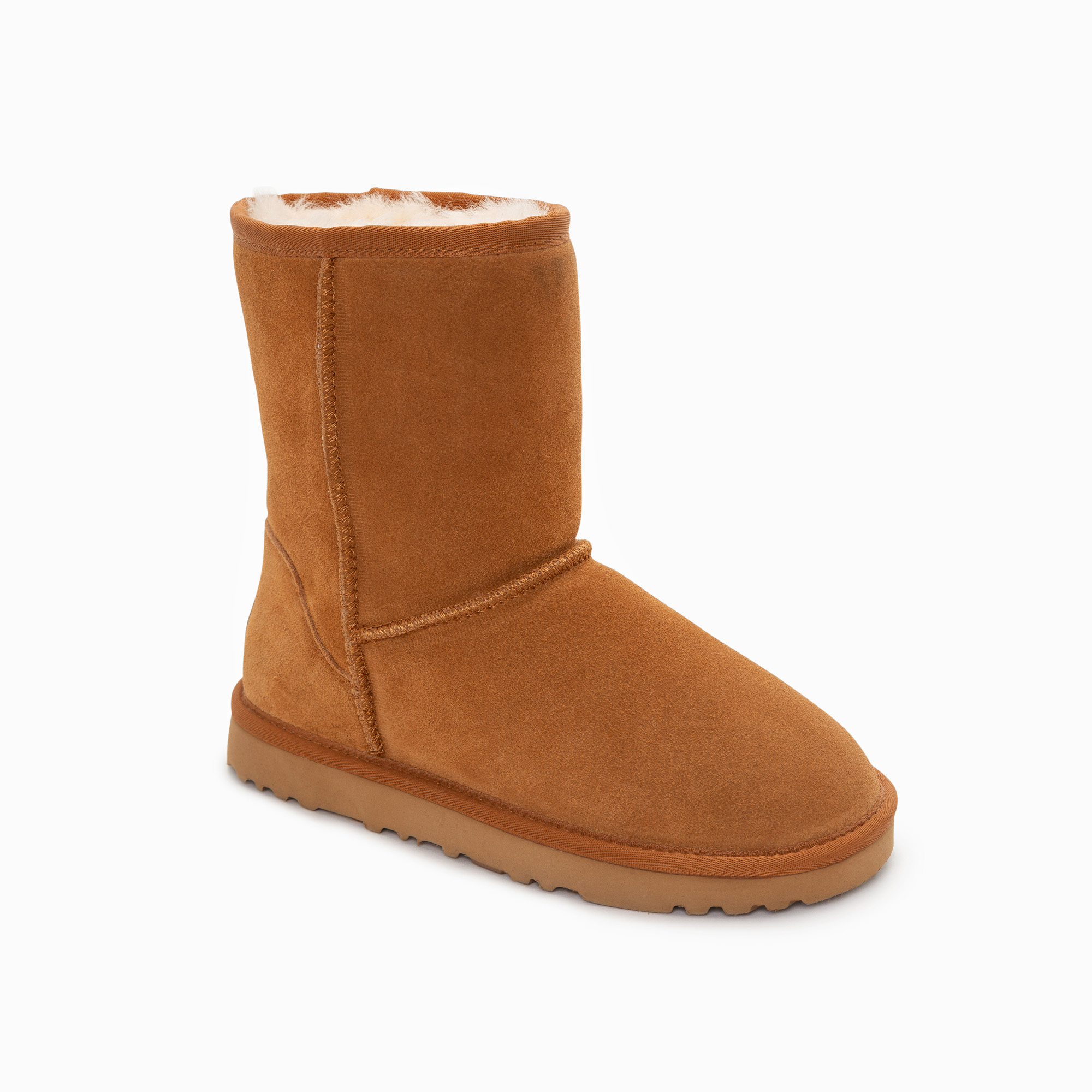 V317-OB661-CHESTNUT-36-70314-01 Ugg Boots Genuine Australian Sheepskin Unisex Short Classic Suede (Chestnut, EU36) - Image 1