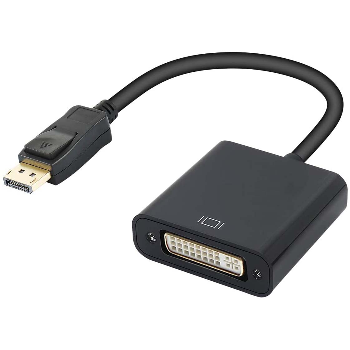 V324-DPDVI-1-00 DP Display Port DisplayPort Male To DVI Female 24+5 Pin Converter Adapter Cable - Image 1