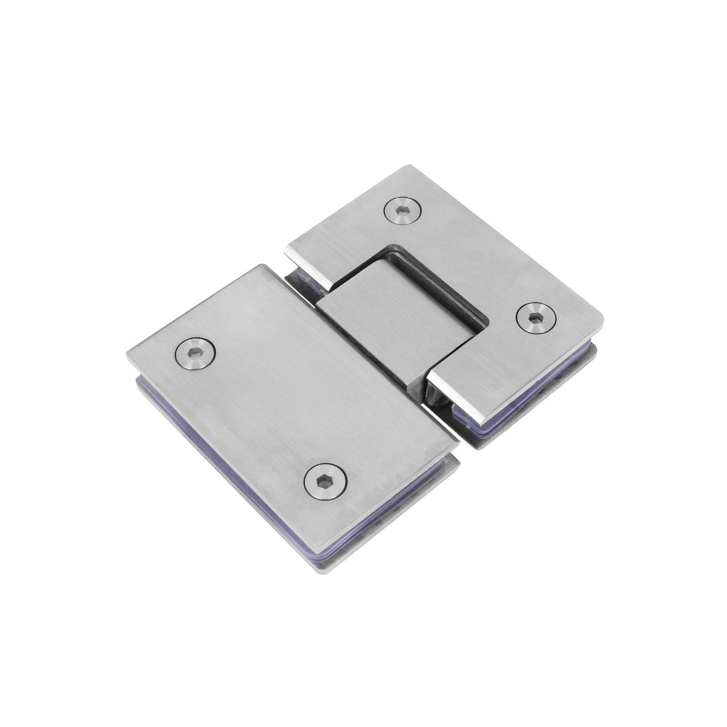 V324-SDHINGE-180-Shower-door-hinge-180-1-00 Shower Glass Door Gate Hinge 304 Stainless Steel 180 Degrees Polished Chrome Finish - Image 1