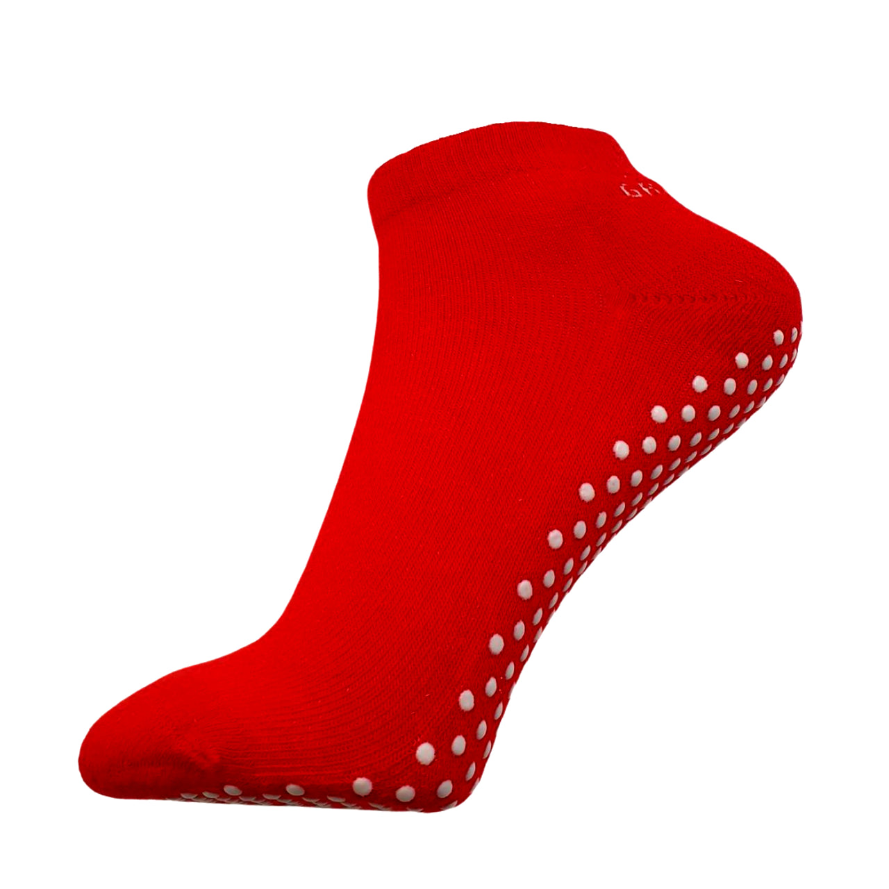 V346-A-RED-S-202505221431-00 Gripperz Anklet Non Slip Socks - Small / Red - Image 1