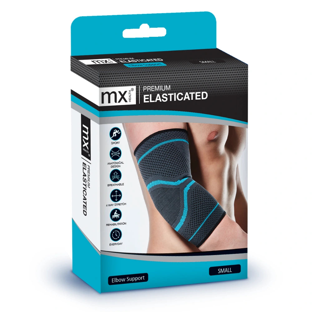 V346-MX72341-202505221442-00 MX Health Premium Elasticated Elbow Support - Extra Large - Image 1