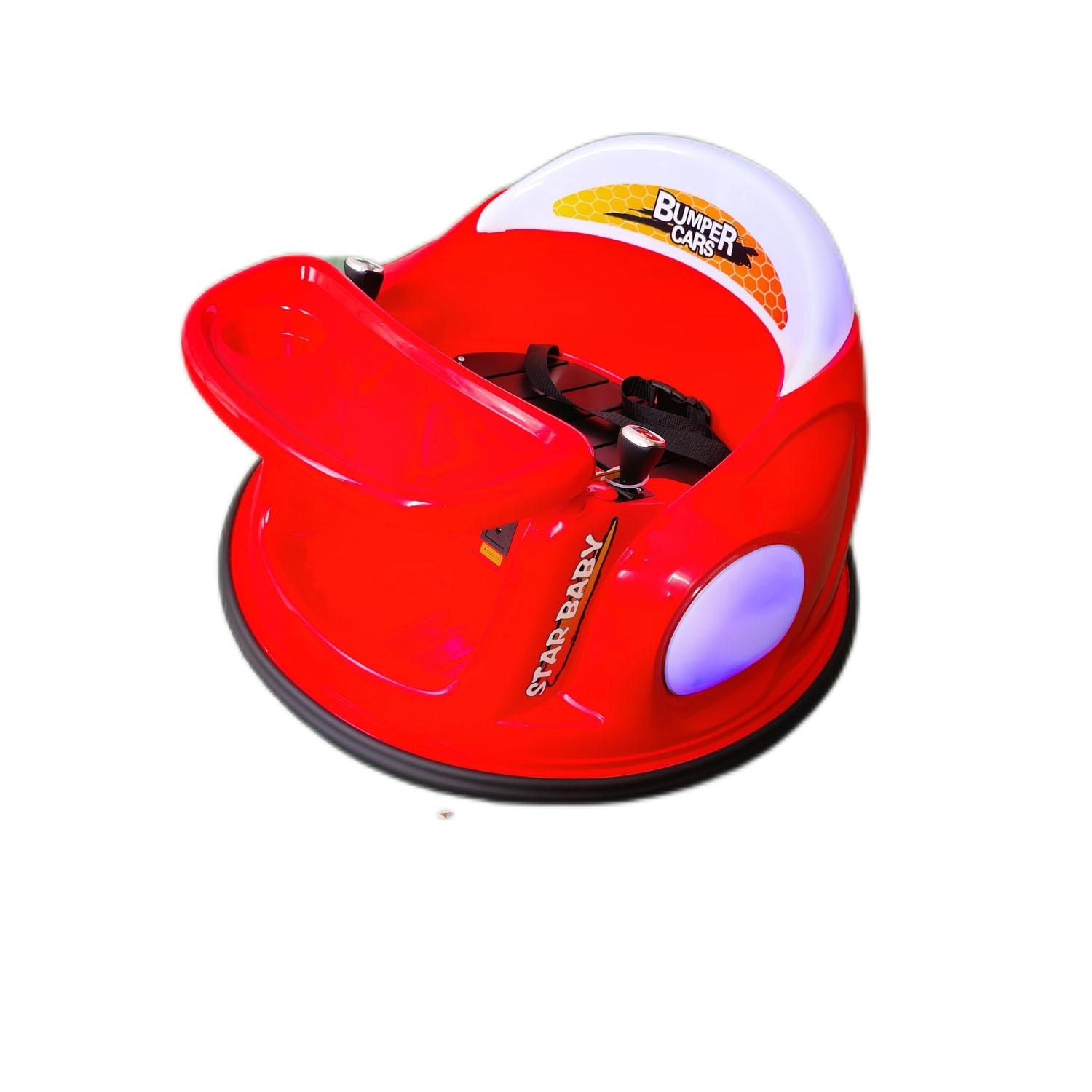V377-BUM23-67625-00 Bumper Car 12V 360 Spin Electric with Dinner plate - Image 1