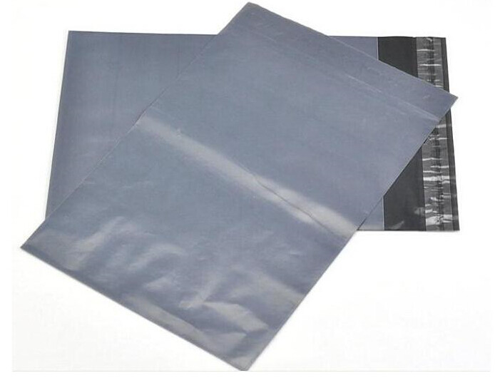 V382-400X300SATCHEL25-71820-00 25 Pack - 400x300 mm GREY PLASTIC MAILING SATCHEL COURIER BAG POLY POSTAGE SHIPPING POST SELF SEAL - Image 1