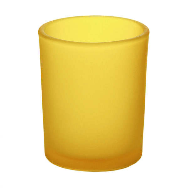 V382-YELLOWFHX20-202503072226-00 20 Pack Yellow Frosted Glass Votive Candle Holders Table Centreoieces Xmas Wedding Anniversary Event Recption Party Function or Home Decor - Image 1