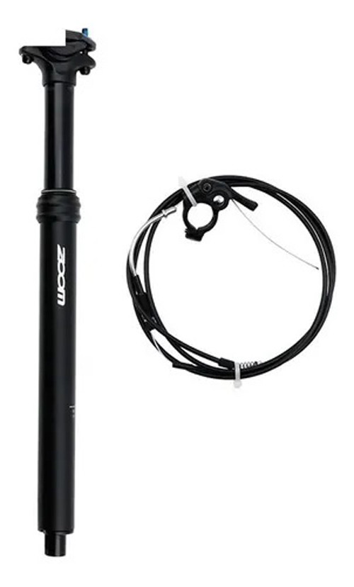 V382-ZOOMINT309125MM-71807-00 ZOOM MTB Adjustable seatpost Internal Cable 30.9 Diameter 125mm Travel Adjustable Height via Thumb Remote Lever - - Image 1