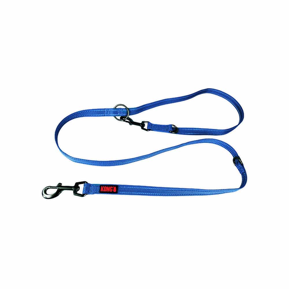 V390-KALMBL-185383-00 KONG Adjustable Blue Leashes Medium - Image 1