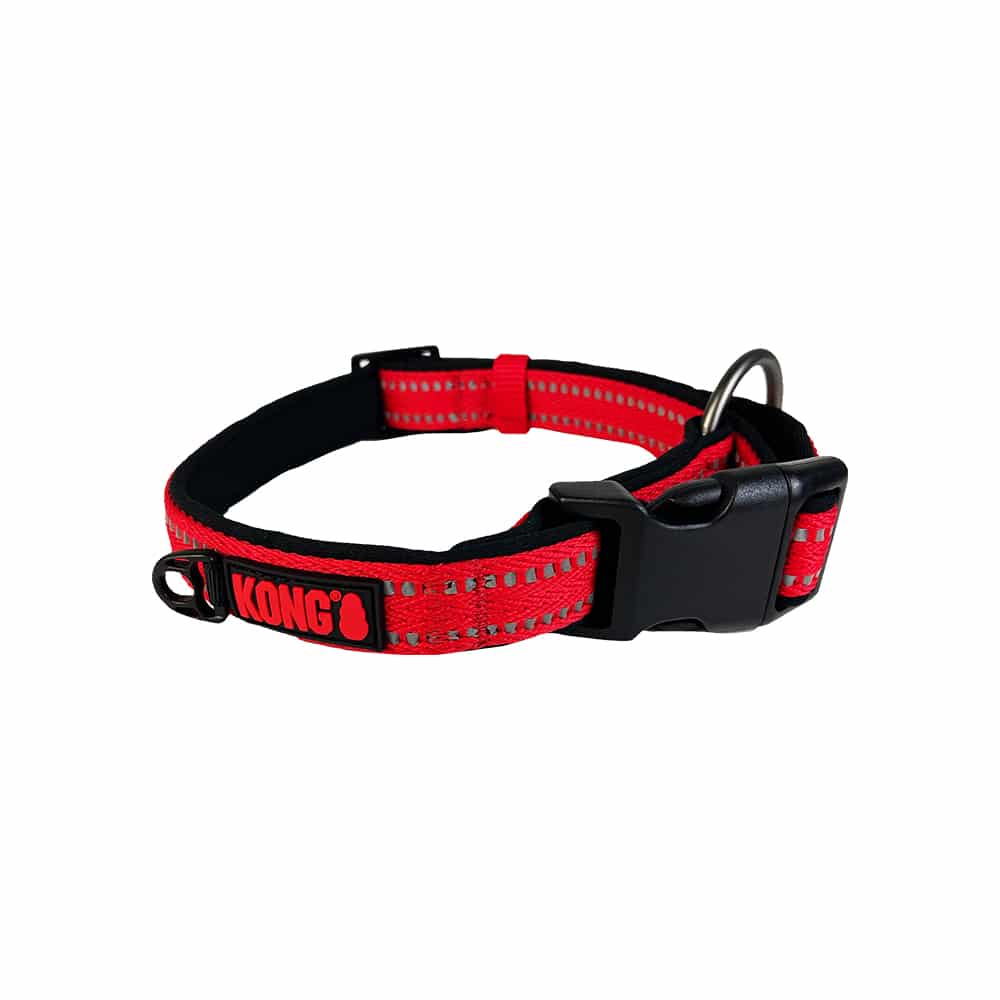 V390-KCLRLRD-185415-00 KONG Nylon Red Collars Large - Image 1