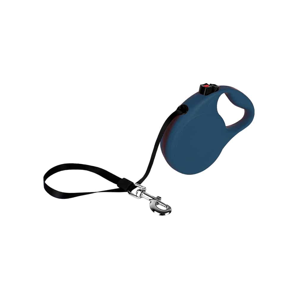 V390-KTRLLBL-185559-00 KONG Trail Blue Retractable Leashes Large - Image 1