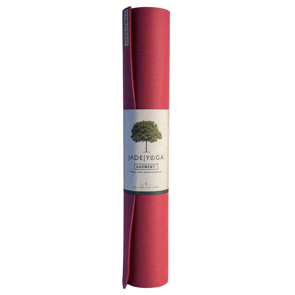 V398-JY-368RAS-202502220202-00 Jade Yoga Harmony Mat - Raspberry - Image 1