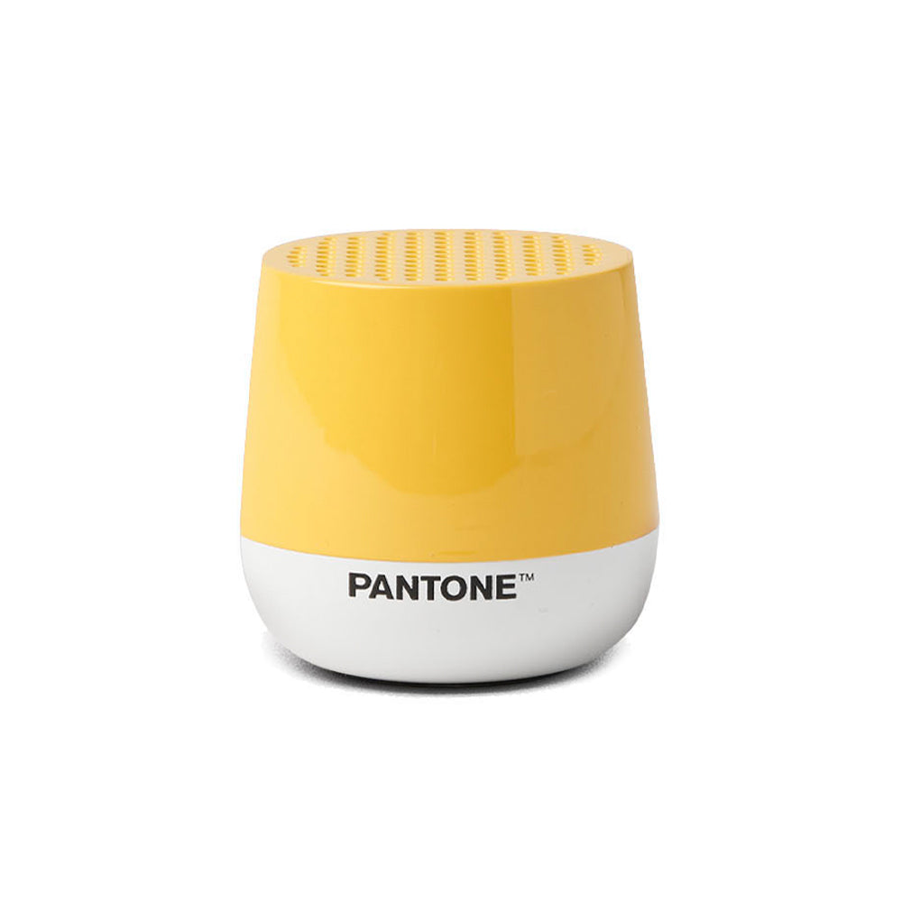 V398-LD-LA125PT-Y-202506190532-00 Lexon Mino+ Mini Bluetooth Speaker PANTONE - Yellow - Image 1