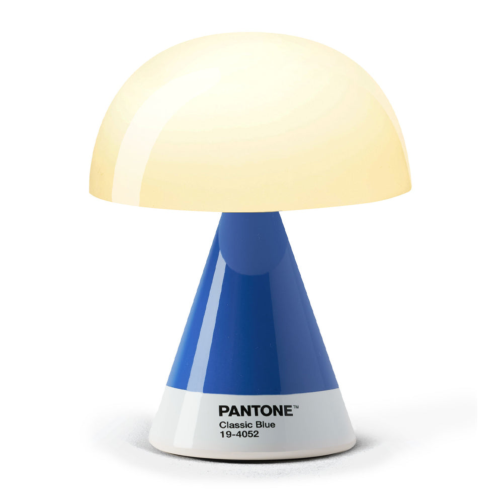 V398-LD-LH64PT-B-202506051211-00 Lexon Mina M Medium Portable Led Lamp PANTONE - Classic Blue - Image 1