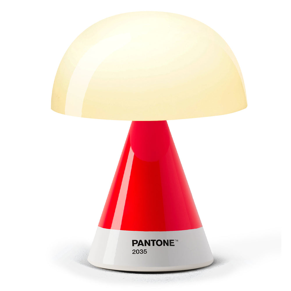 V398-LD-LH64PT-R-202506051211-00 Lexon Mina M Medium Portable Led Lamp PANTONE -2035 Red - Image 1