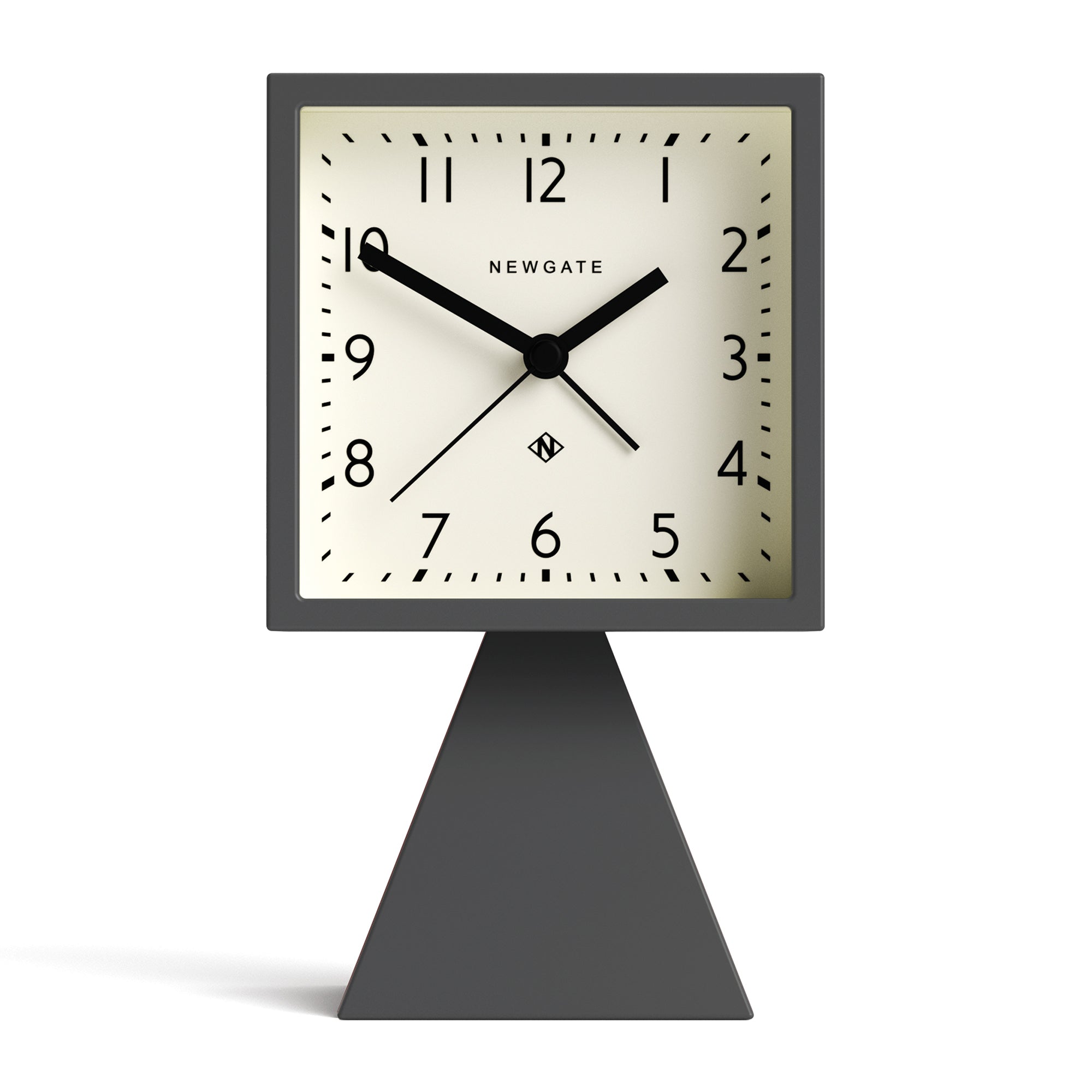 V398-NGALMBRIA410BGY-202503061805-00 Newgate Brian Alarm Clock Blizzard Grey - Image 1