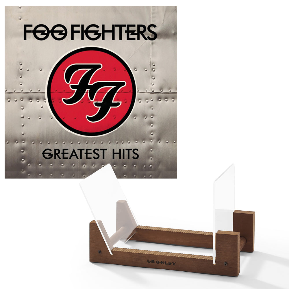 V398-SM-88697369211-BS-202503141630-00 Foo Fighters Greatest Hits Vinyl Album & Crosley Record Storage Display Stand - Image 1